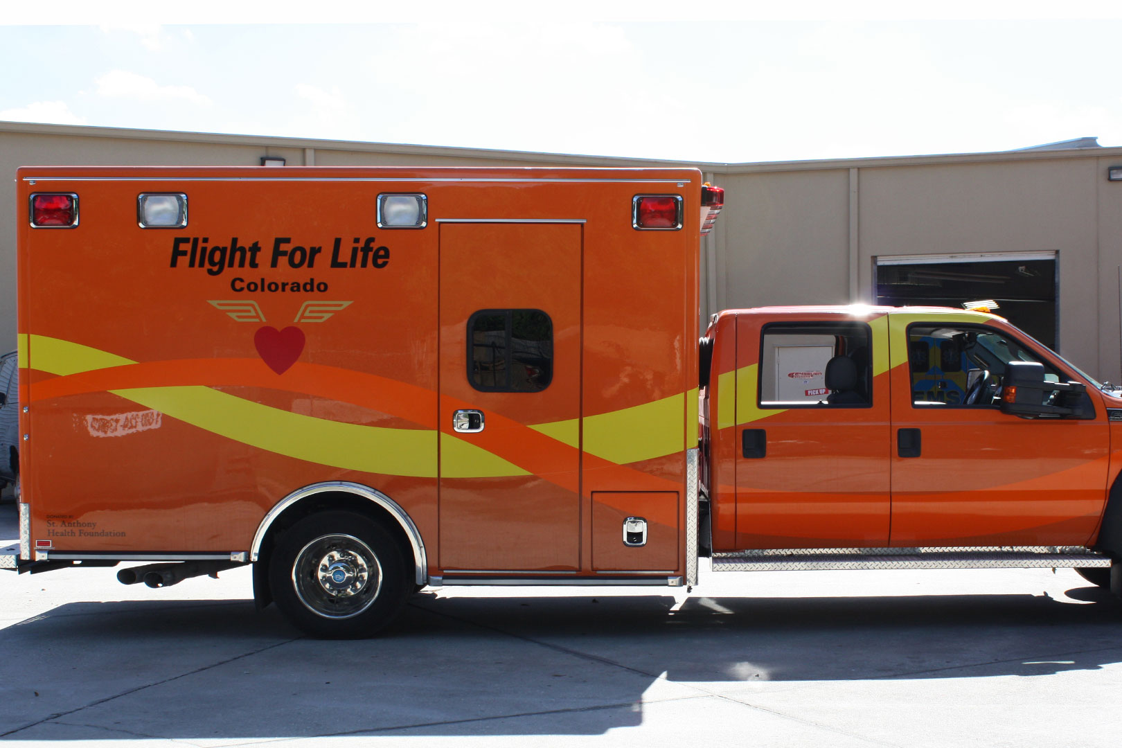 Fight for Life Colorado Ambulance by 24Seven Graphic Design & Supply, Inc.