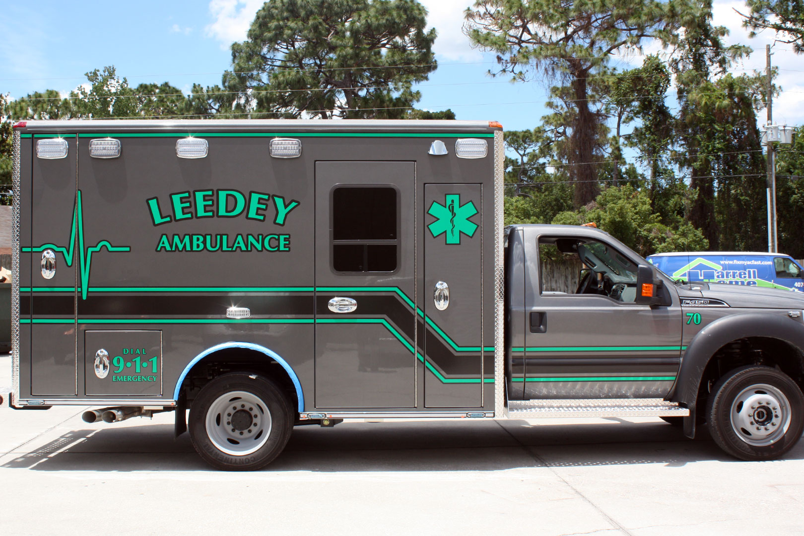 Leedey Ambulance by 24Seven Graphic Design & Supply, Inc.